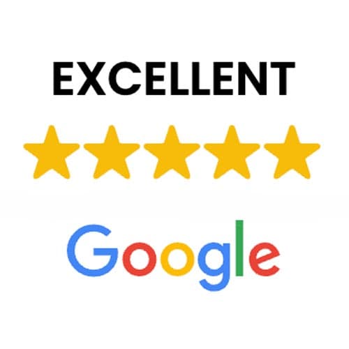 Excellent – 5-Star Google Rating