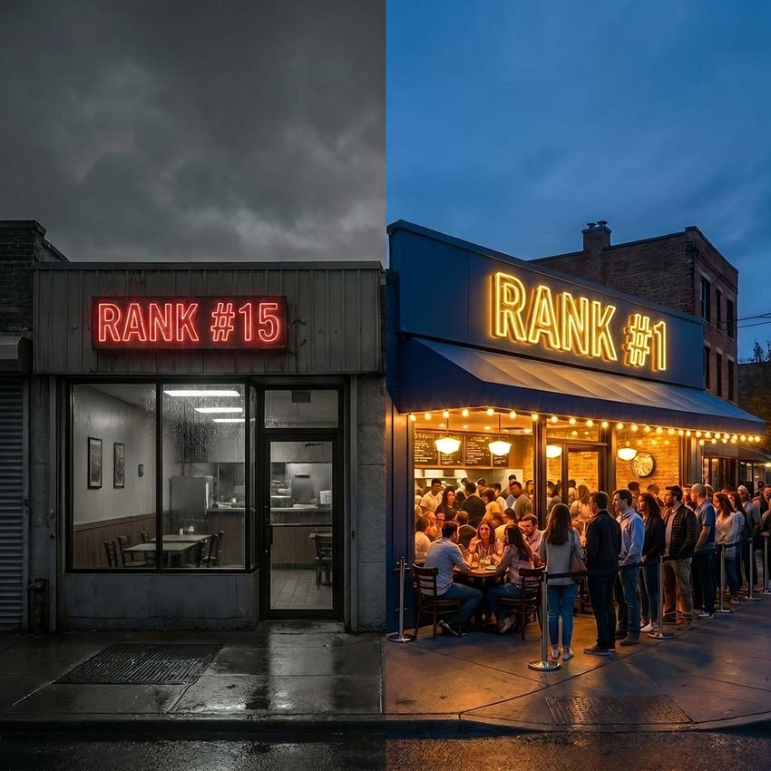 Rank #15 vs Rank #1 – competitors are taking your customers